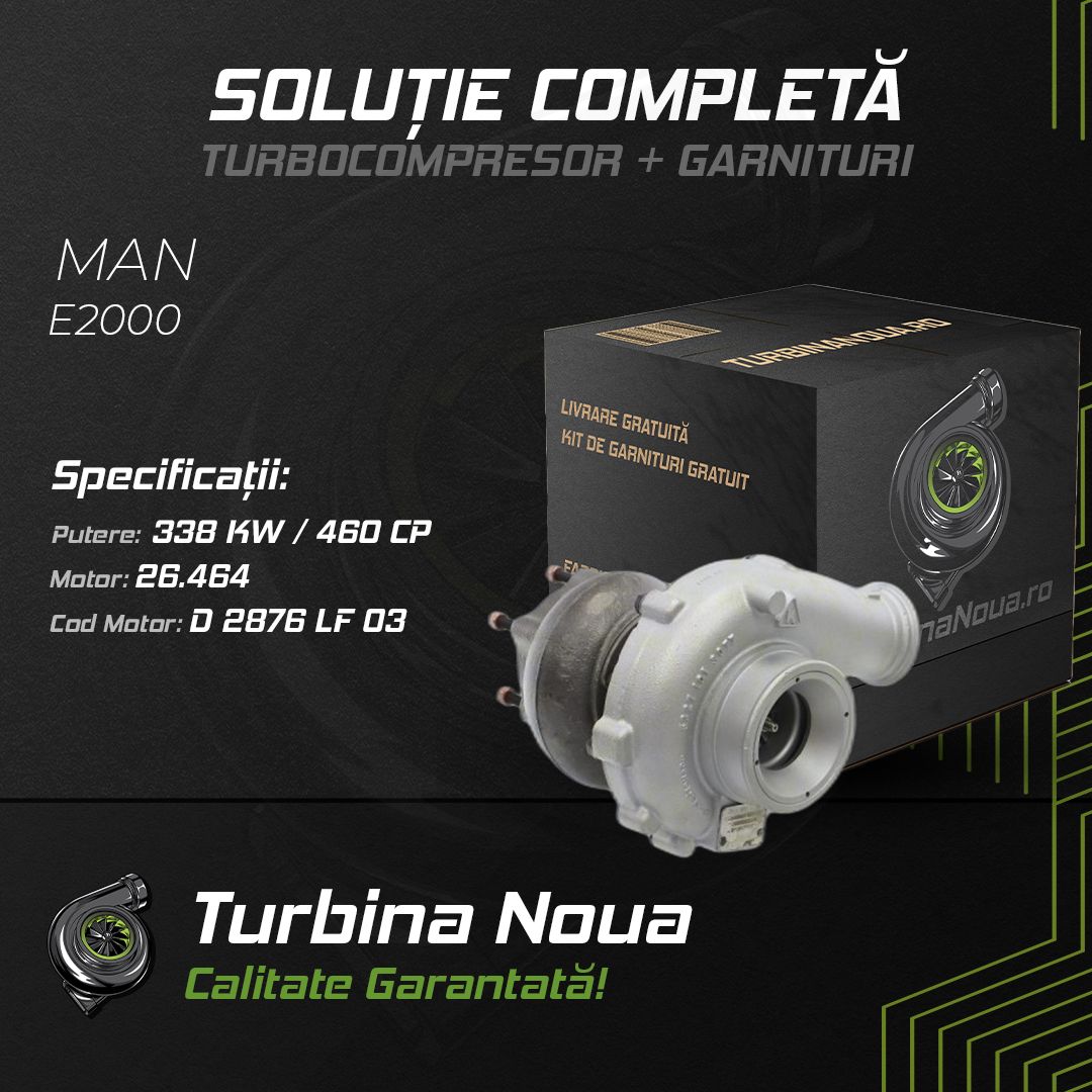 Turbina MAN E2000 26.464 338 KW / 460 CP Noua - Image 2