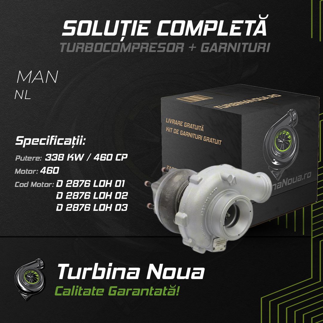 Turbina MAN NL 460 338 KW / 460 CP Noua - Image 2