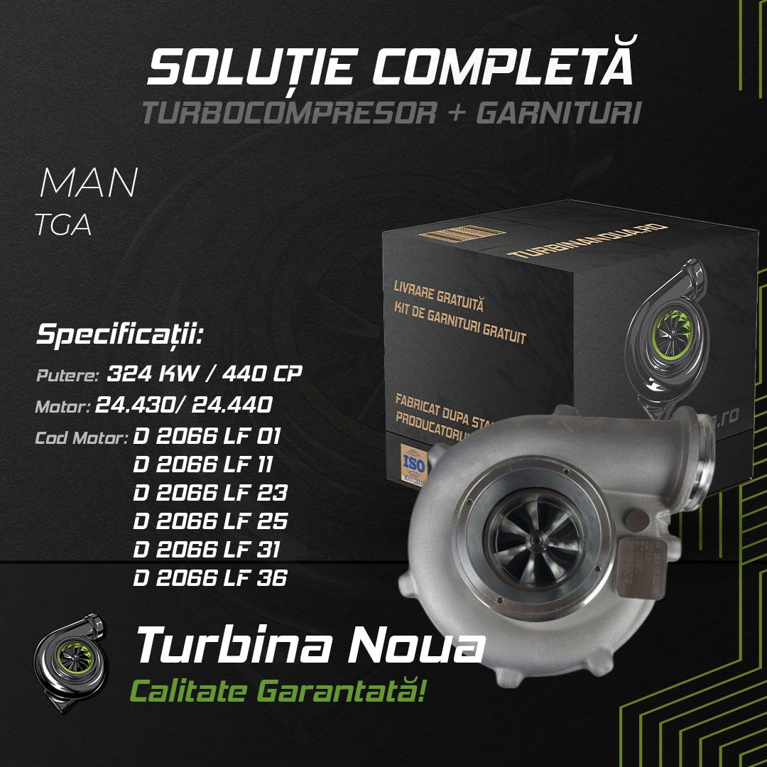 Turbina MAN TGA 24.430; 24.440 324 KW / 440 CP Noua - Image 2