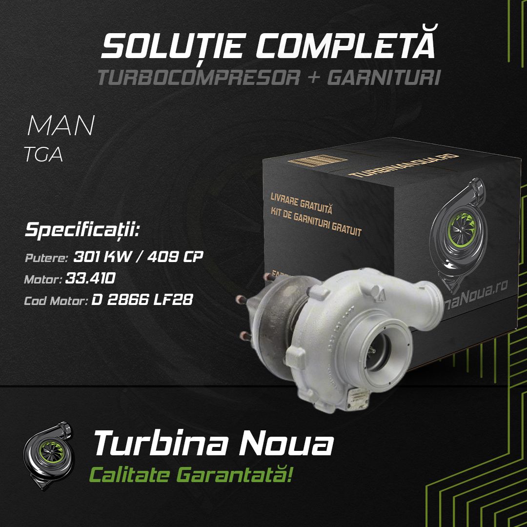 Turbina MAN TGA 33.410 301 KW / 409 CP Noua - Image 2