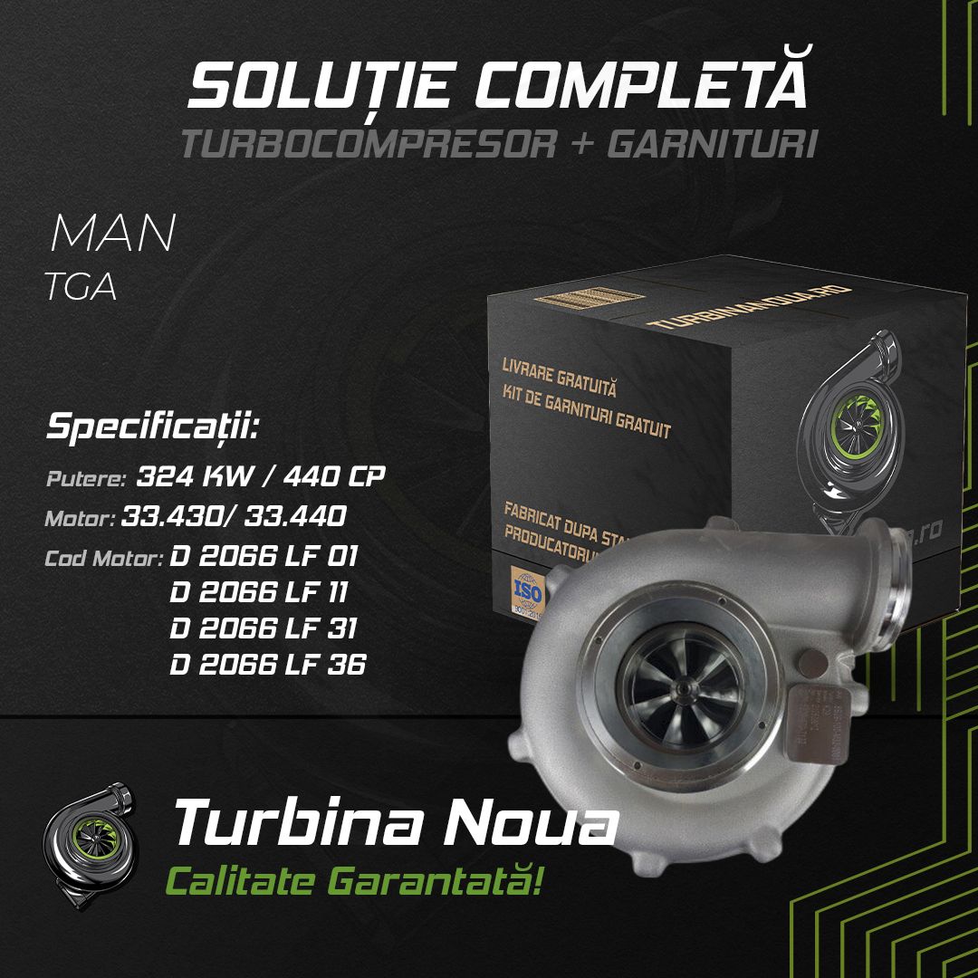 Turbina MAN TGA 33.430; 33.440 324 KW / 440 CP Noua - Image 2