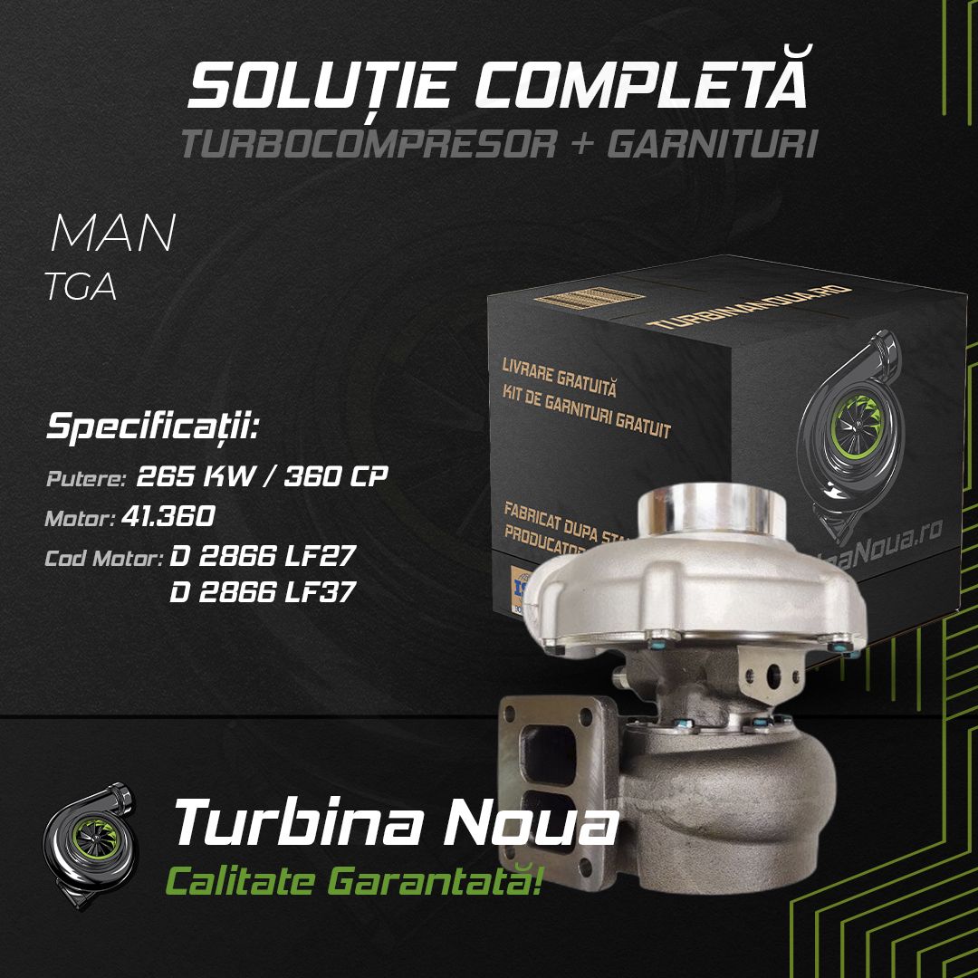 Turbina MAN TGA 41.360 265 KW / 360 CP Noua - Image 2
