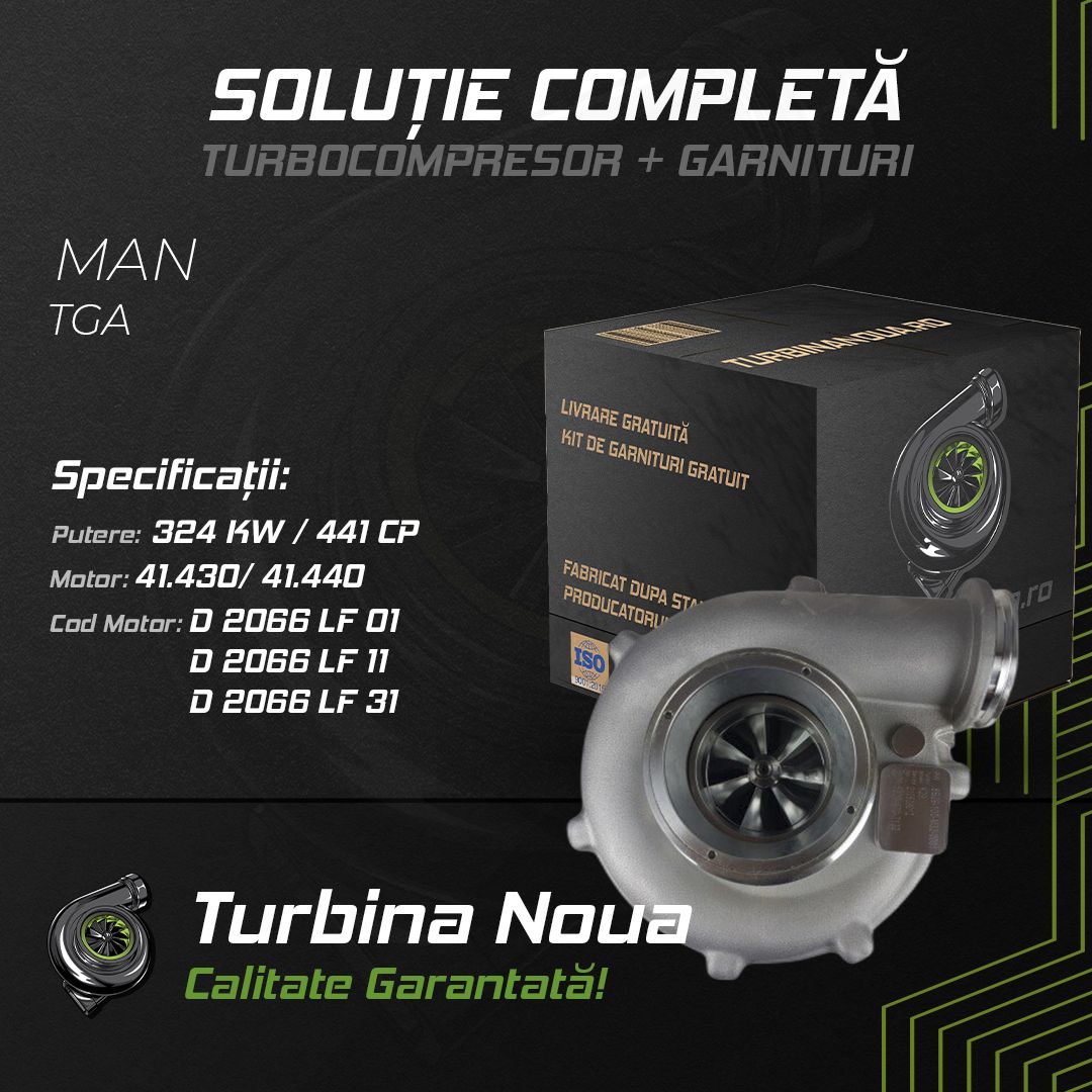 Turbina MAN TGA 41.430; 41.440 324 KW / 441 CP Noua - Image 2