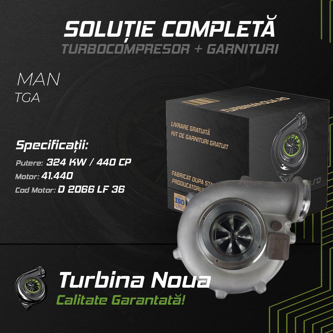 Turbina MAN TGA 41.440 324 KW / 440 CP Noua - Image 2