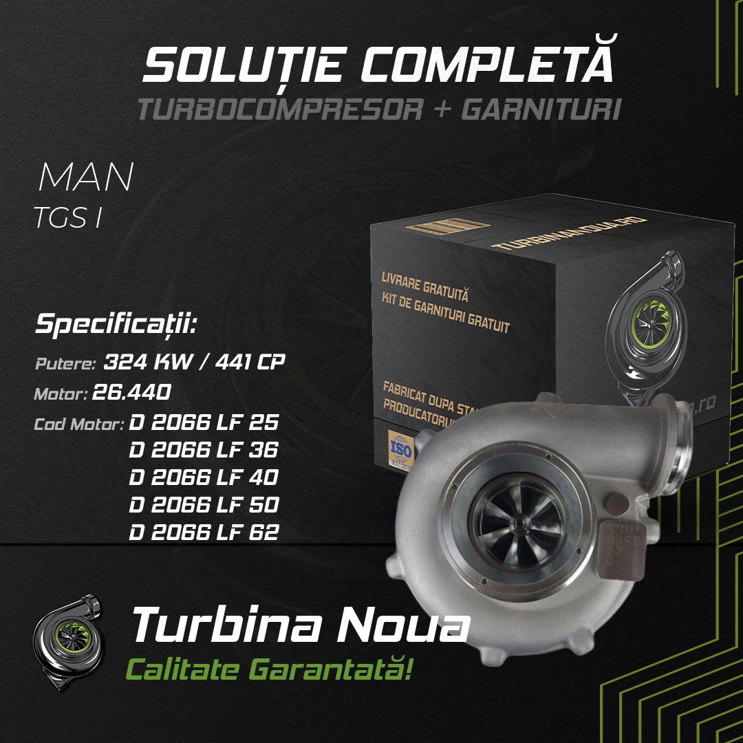 Turbina MAN TGS I 26.440 324 KW / 441 CP Noua - Image 2