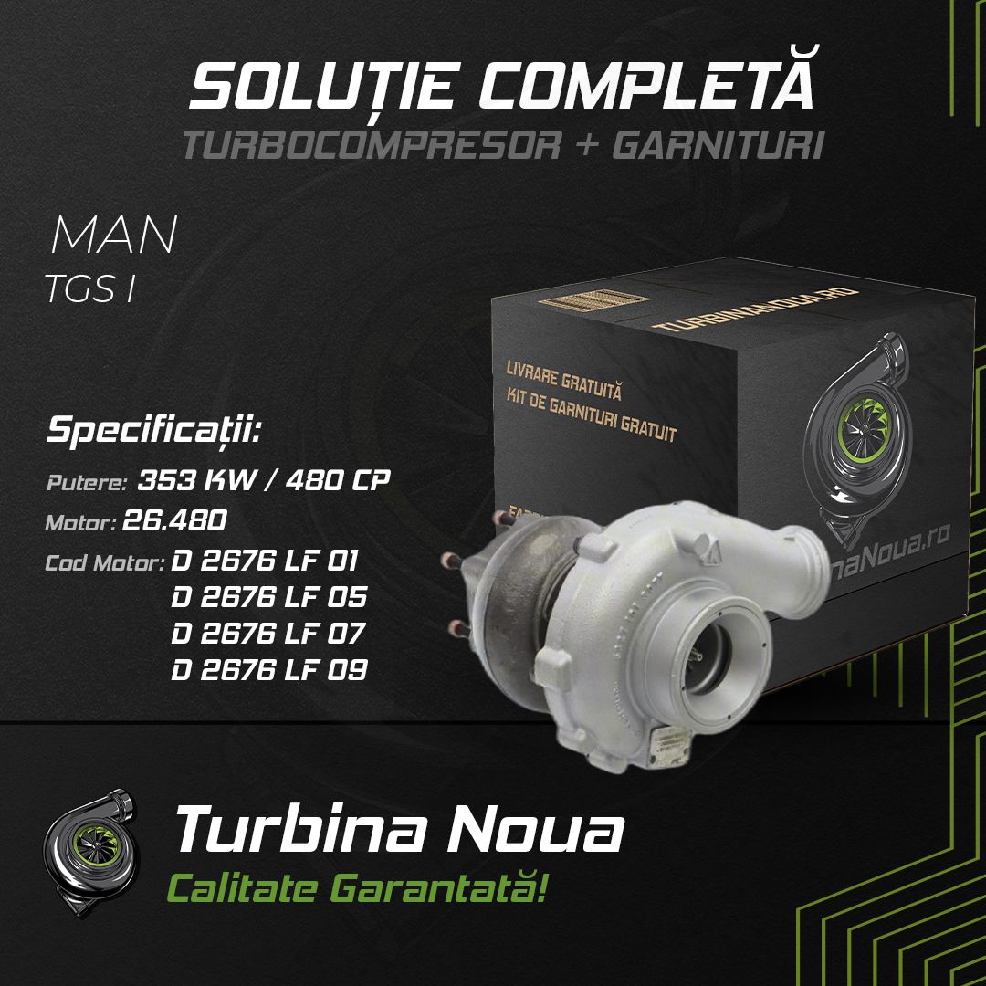 Turbina MAN TGS I 26.480 353 KW / 480 CP Noua - Image 2