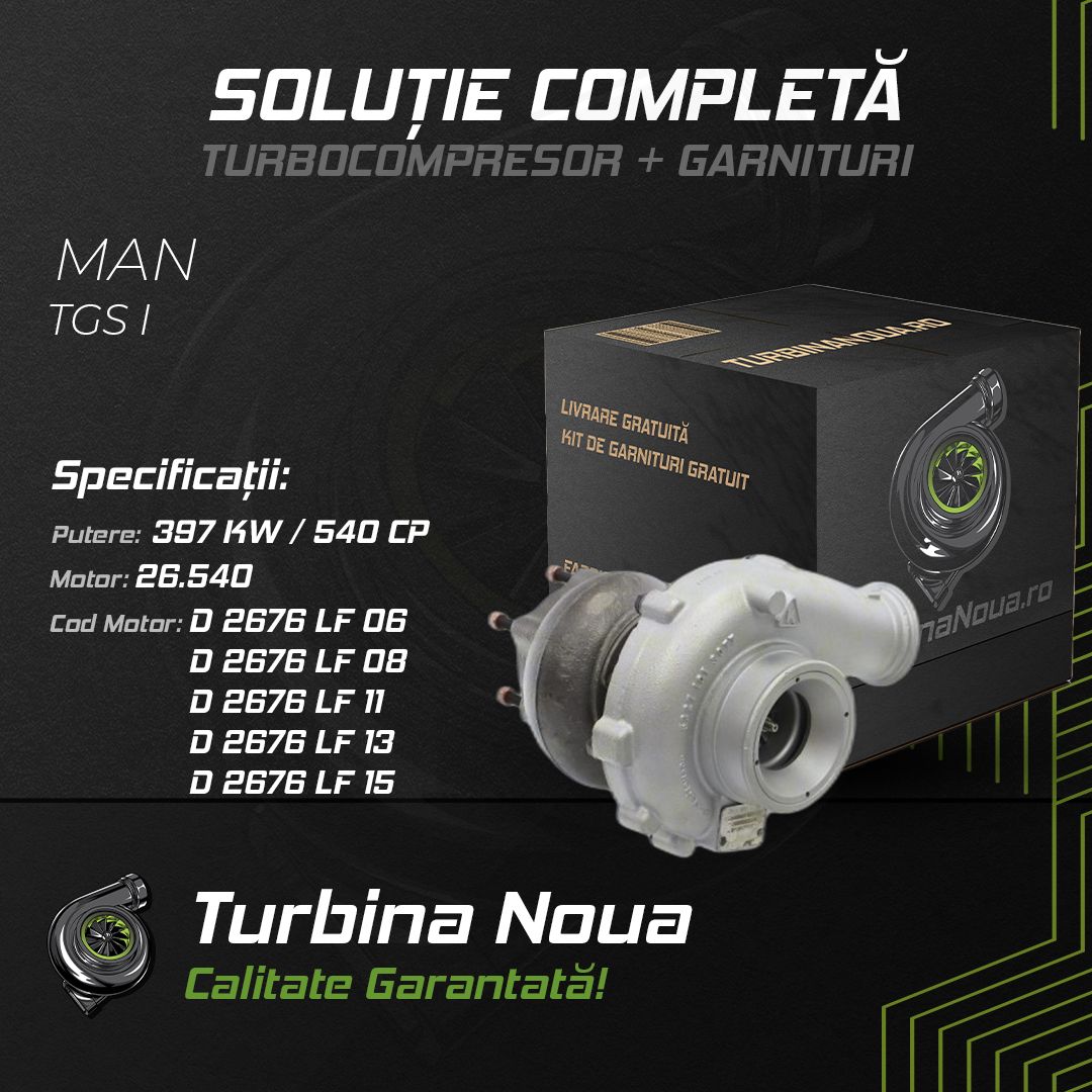Turbina MAN TGS I 26.540 397 KW / 540 CP Noua - Image 2