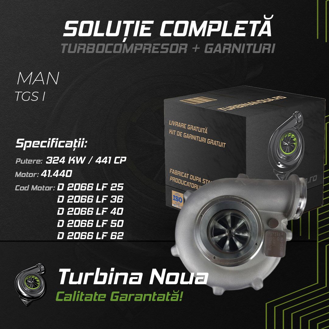 Turbina MAN TGS I 41.440 324 KW / 441 CP Noua - Image 2