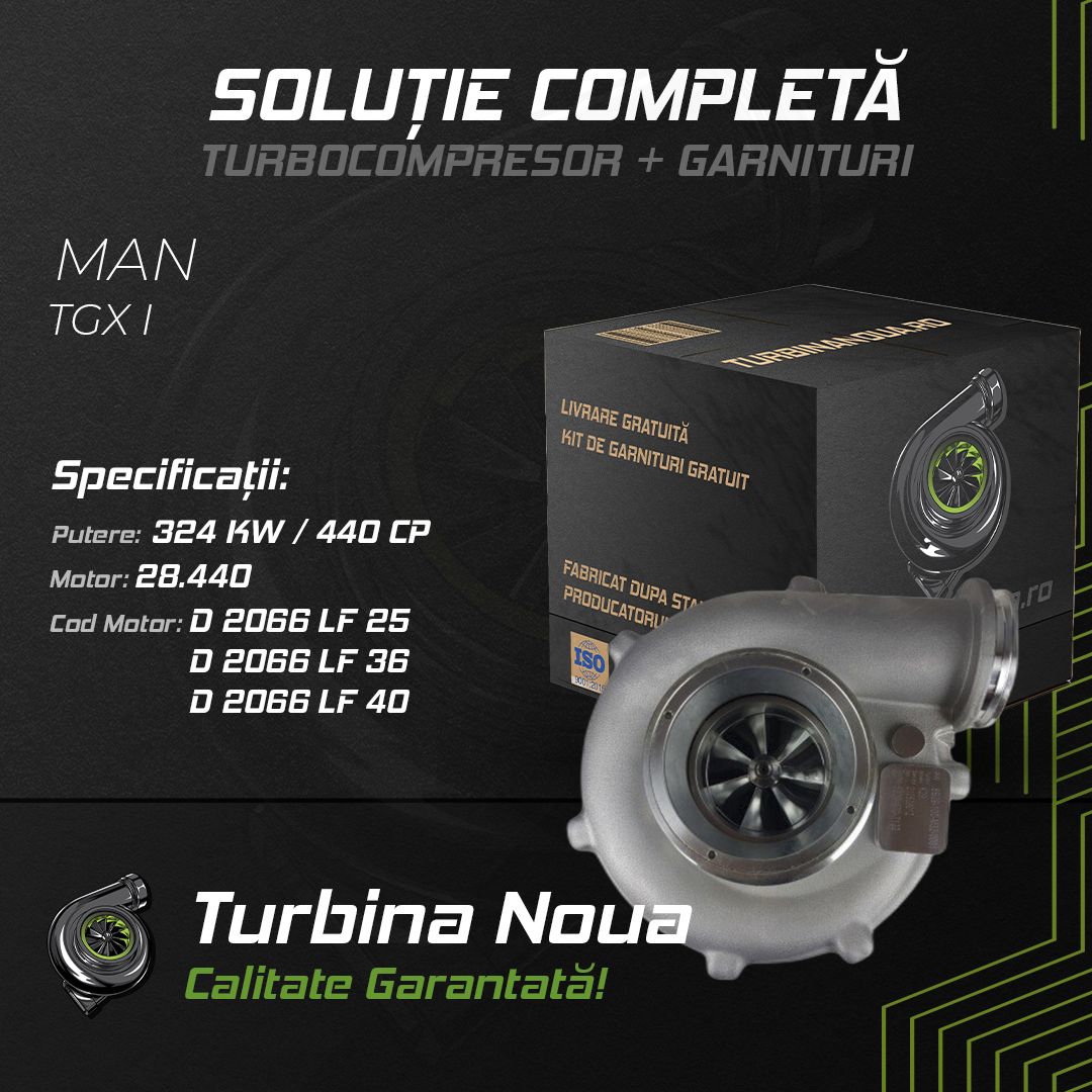 Turbina MAN TGX I 28.440 324 KW / 440 CP Noua - Image 2