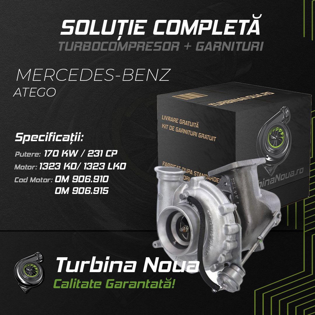 Turbina MERCEDES-BENZ ATEGO 1323 KO; 1323 LKO 170 KW / 231 CP Noua - Image 2