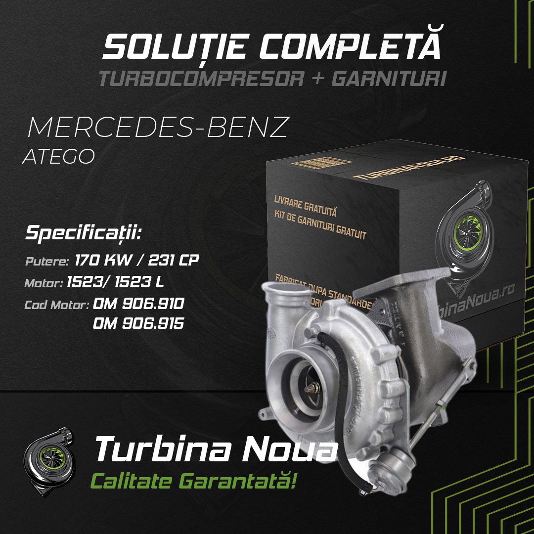 Turbina MERCEDES-BENZ ATEGO 1523; 1523 L 170 KW / 231 CP Noua - Image 2