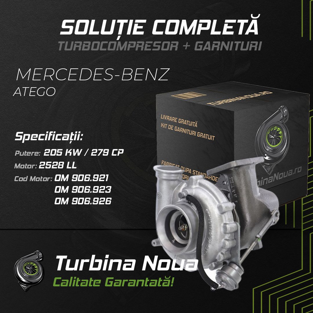 Turbina MERCEDES-BENZ ATEGO 2528 LL 205 KW / 279 CP Noua - Image 2