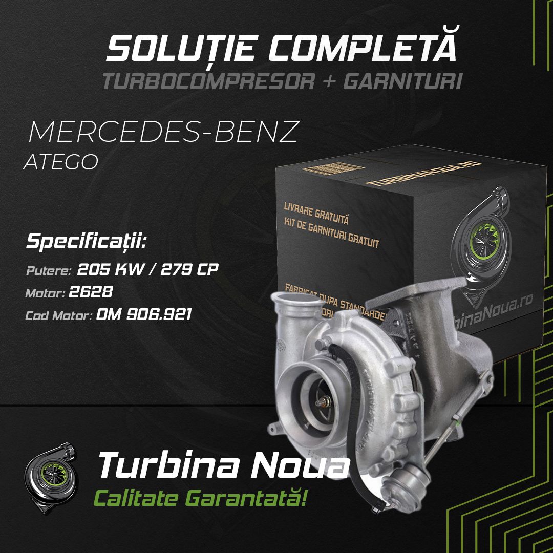 Turbina MERCEDES-BENZ ATEGO 2628 205 KW / 279 CP Noua - Image 2