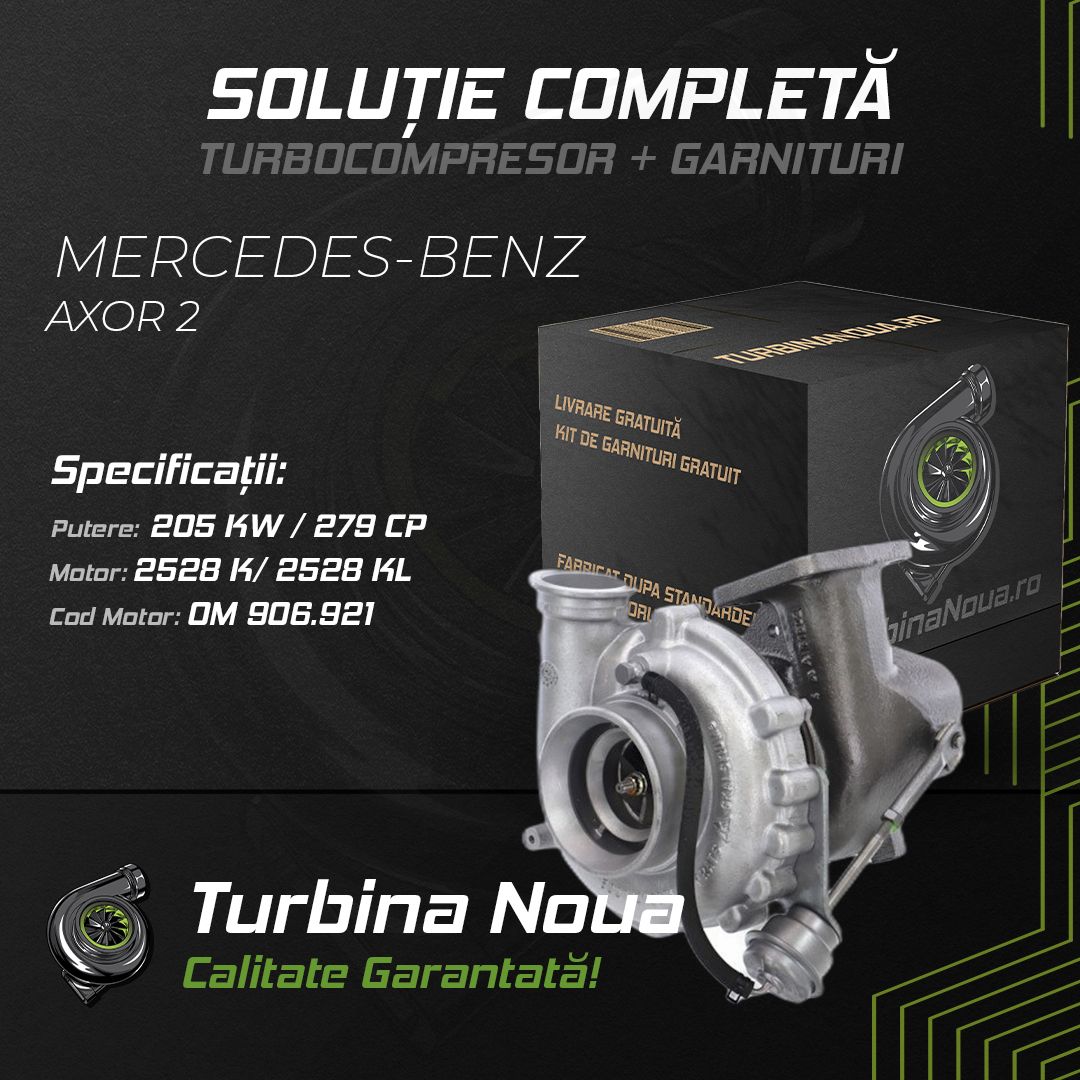Turbina MERCEDES-BENZ AXOR 2 2528 K; 2528 KL 205 KW / 279 CP Noua - Image 2