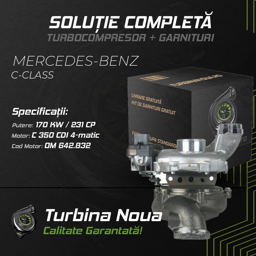 Turbina MERCEDES-BENZ C-CLASS C 350 CDI 4-matic 170 KW / 231 CP Noua - Image 2