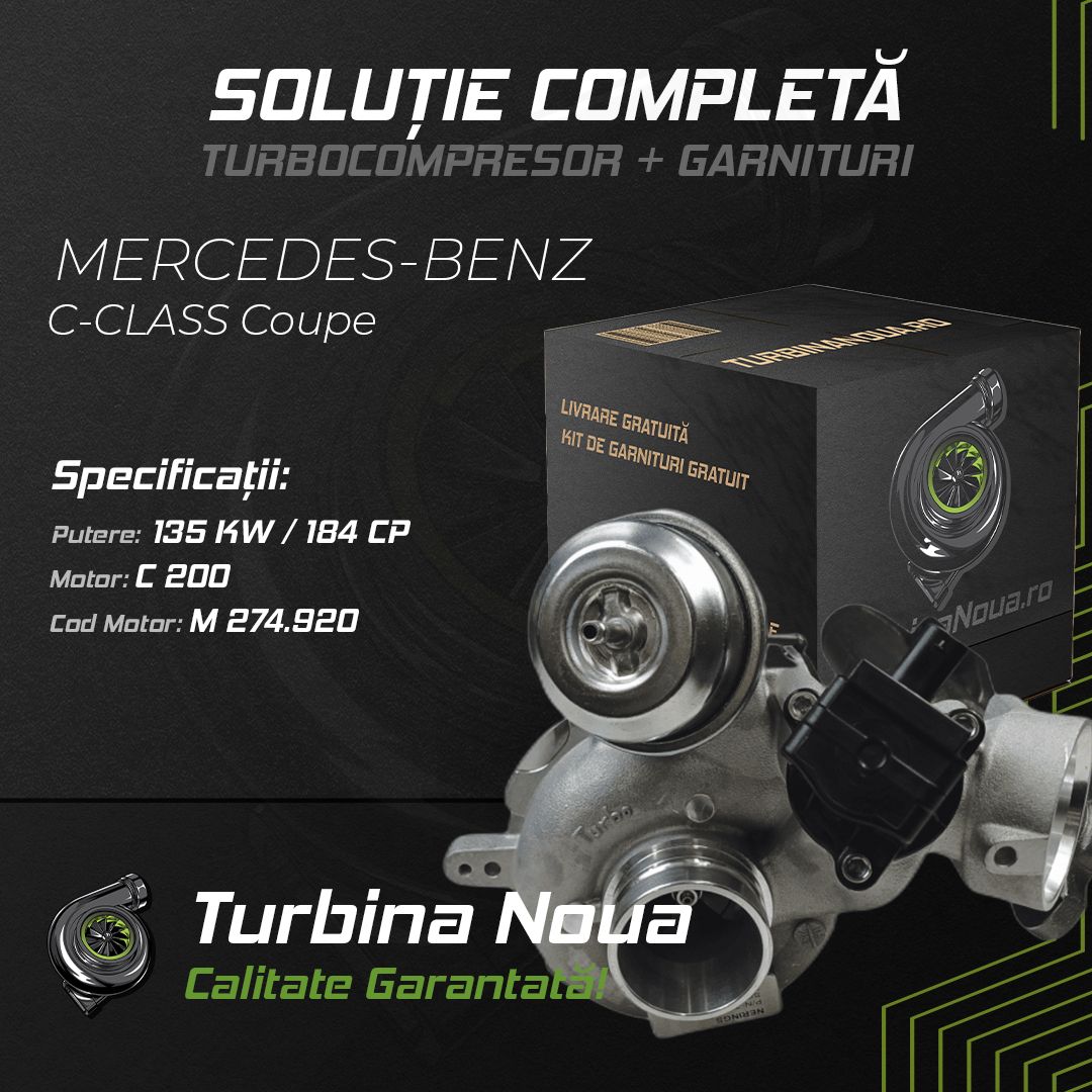 Turbina MERCEDES-BENZ C-CLASS Coupe C 200 135 KW / 184 CP Noua - Image 2