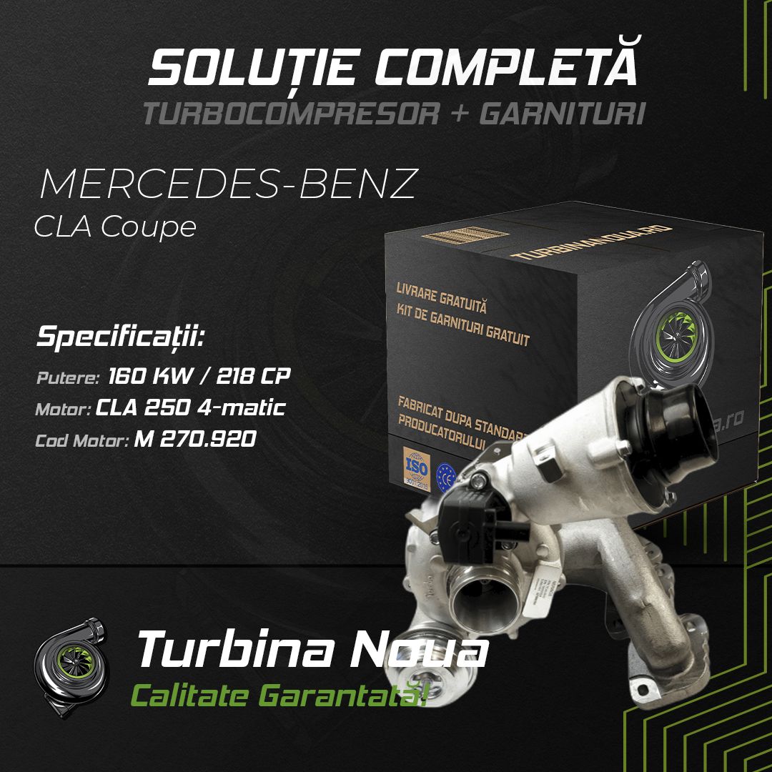 Turbina MERCEDES-BENZ CLA Coupe CLA 250 4-matic 160 KW / 218 CP Noua - Image 2