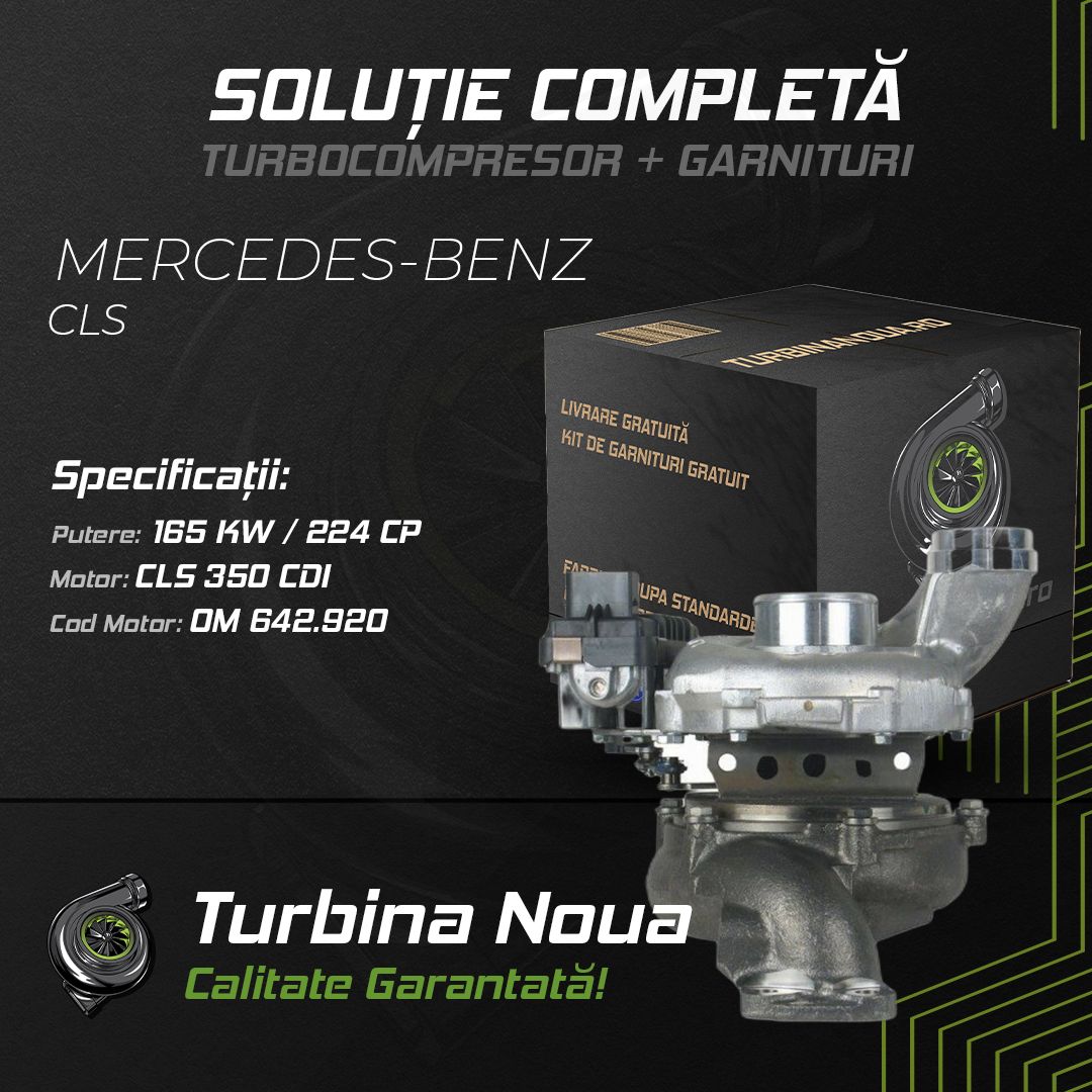 Turbina MERCEDES-BENZ CLS CLS 350 CDI 165 KW / 224 CP Noua - Image 2