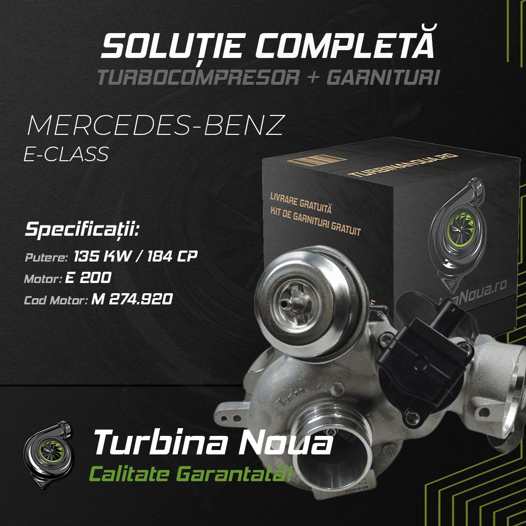 Turbina MERCEDES-BENZ E-CLASS E 200 135 KW / 184 CP Noua - Image 2