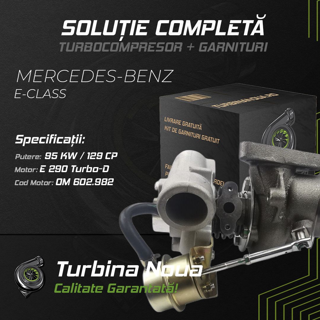 Turbina MERCEDES-BENZ E-CLASS E 290 Turbo-D 95 KW / 129 CP Noua - Image 2