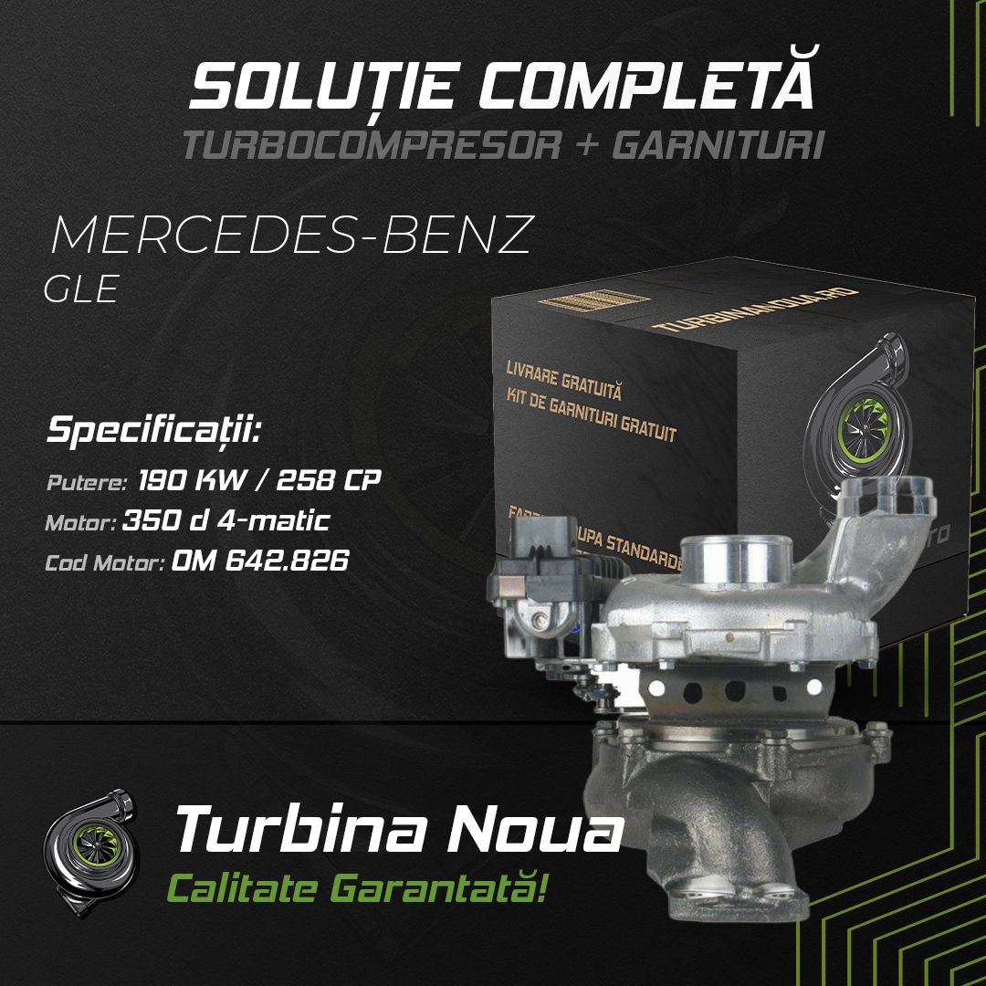 Turbina MERCEDES-BENZ GLE 350 d 4-matic 190 KW / 258 CP Noua - Image 2