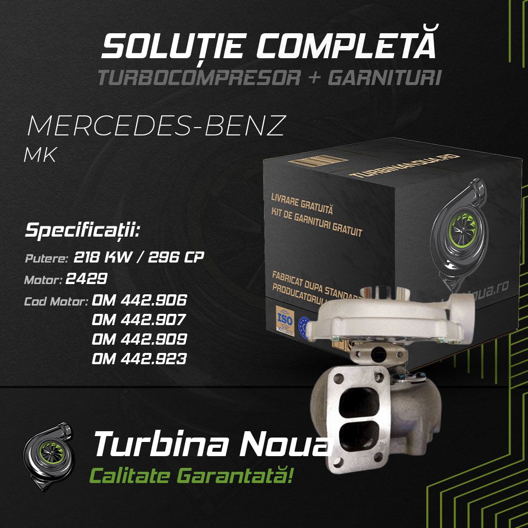 Turbina MERCEDES-BENZ MK 2429 218 KW / 296 CP Noua - Image 2