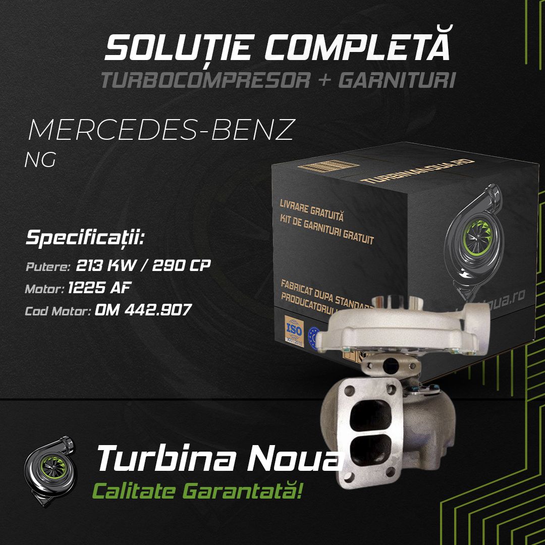 Turbina MERCEDES-BENZ NG 1225 AF 213 KW / 290 CP Noua - Image 2
