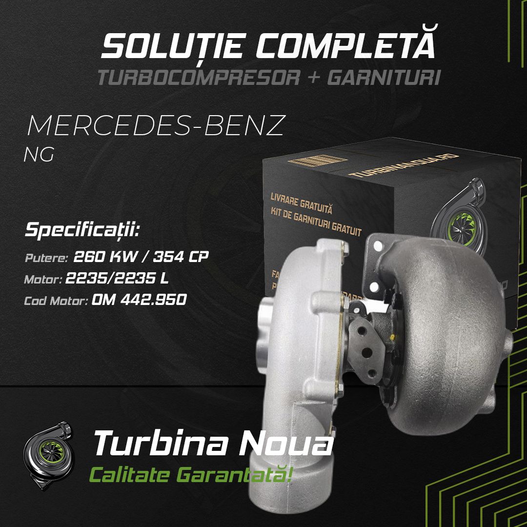 Turbina MERCEDES-BENZ NG 2235;2235 L 260 KW / 354 CP Noua - Image 2