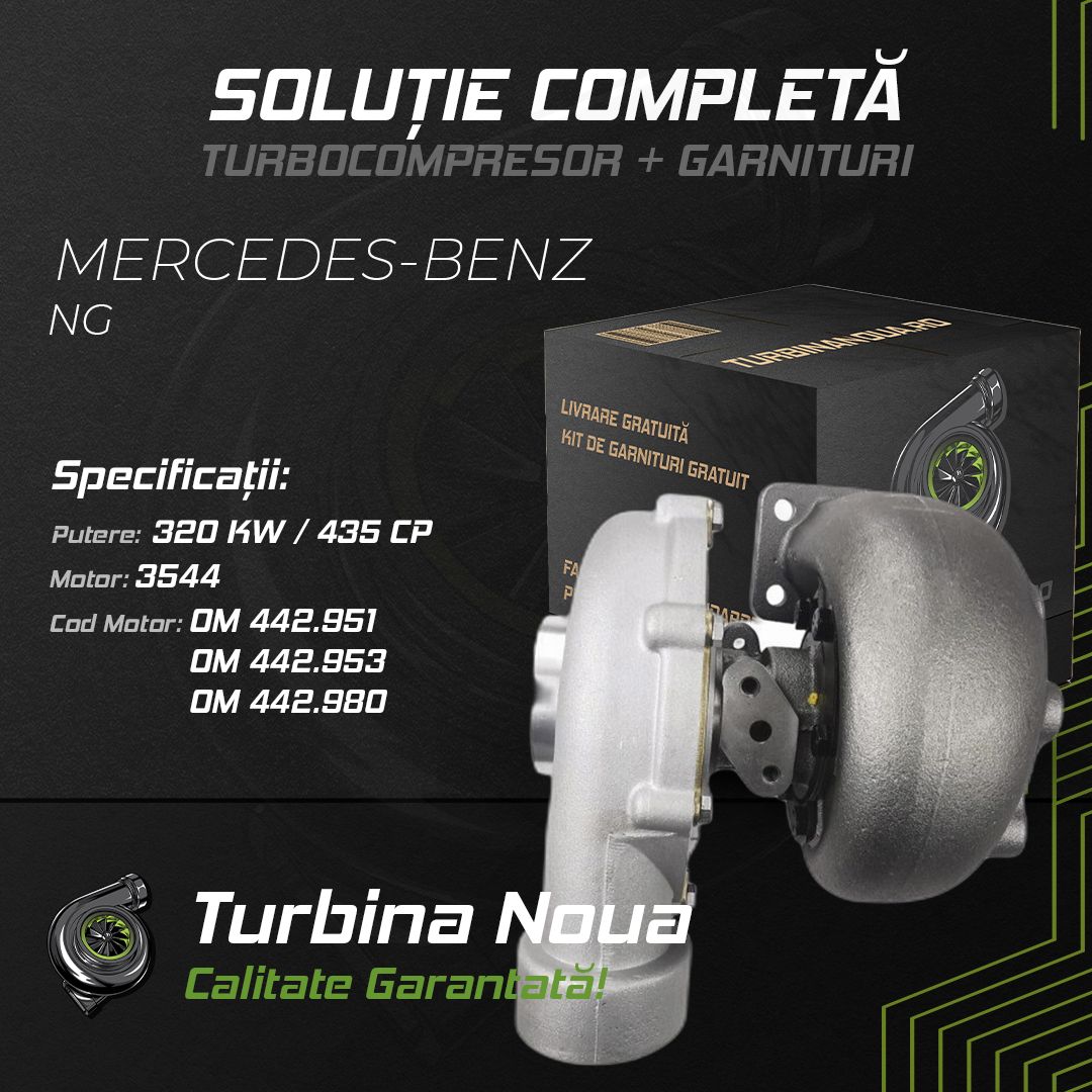 Turbina MERCEDES-BENZ NG 3544 320 KW / 435 CP Noua - Image 2