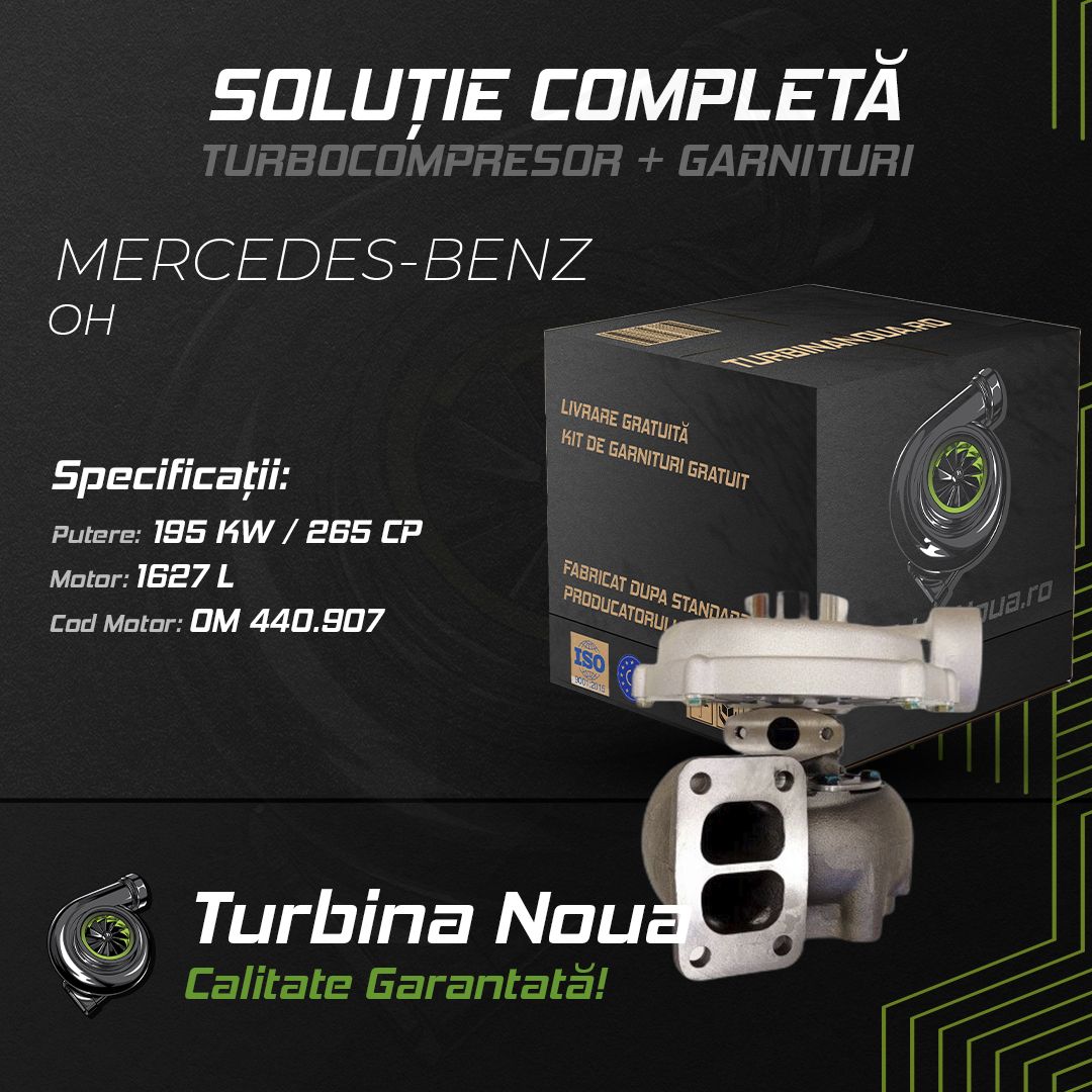 Turbina MERCEDES-BENZ OH 1627 L 195 KW / 265 CP Noua - Image 2