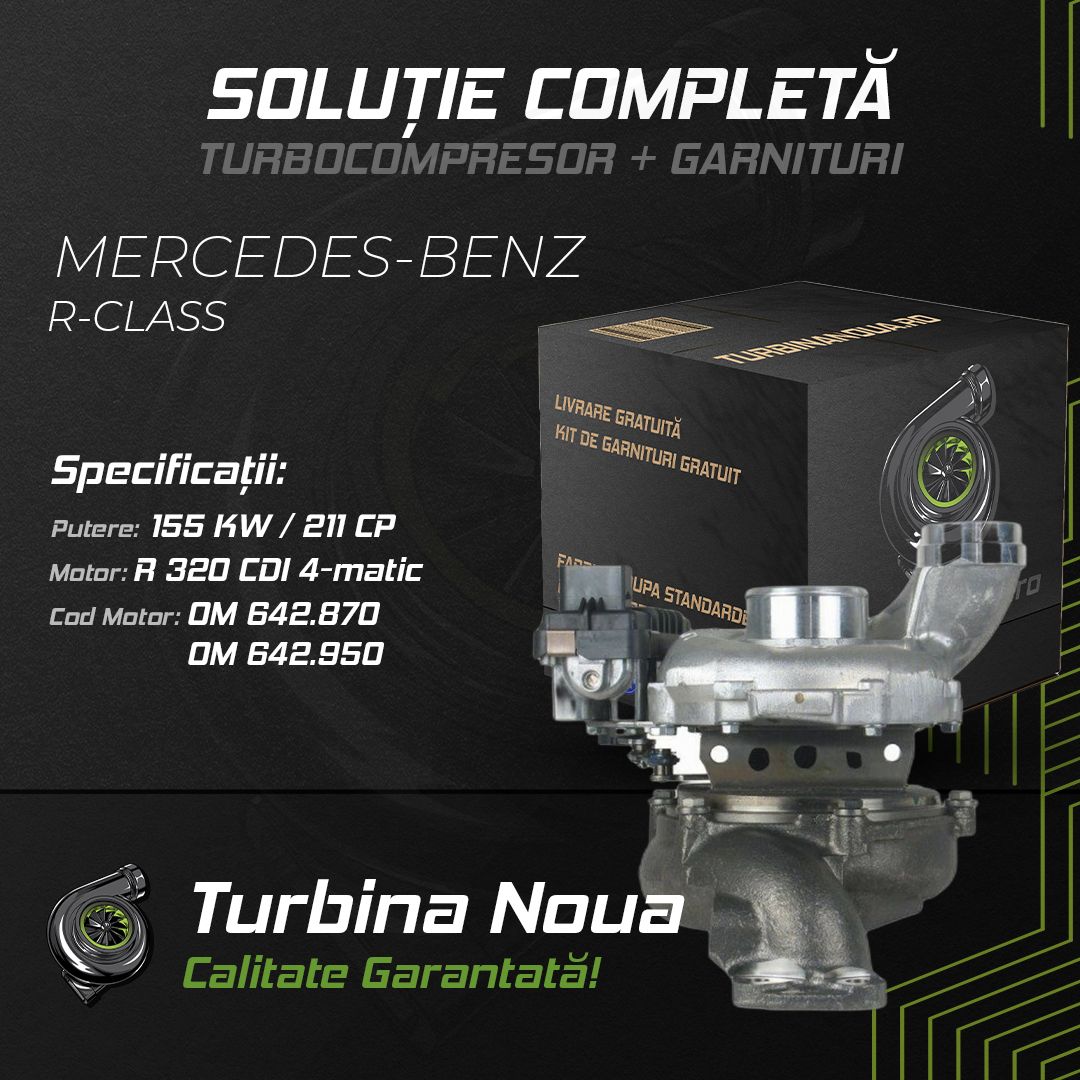 Turbina MERCEDES-BENZ R-CLASS R 320 CDI 4-matic 155 KW / 211 CP Noua - Image 2