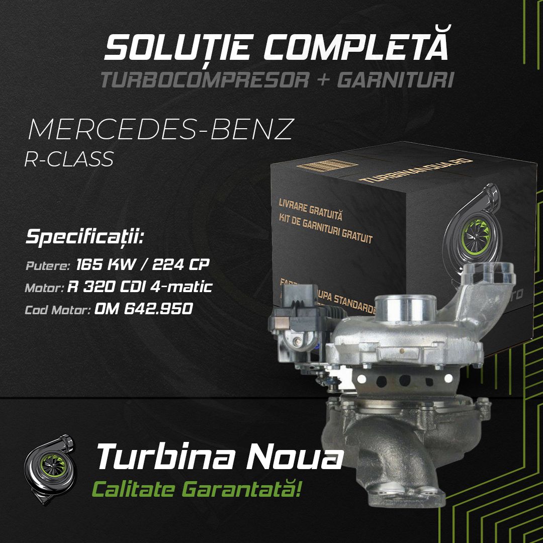Turbina MERCEDES-BENZ R-CLASS R 320 CDI 4-matic 165 KW / 224 CP Noua - Image 2