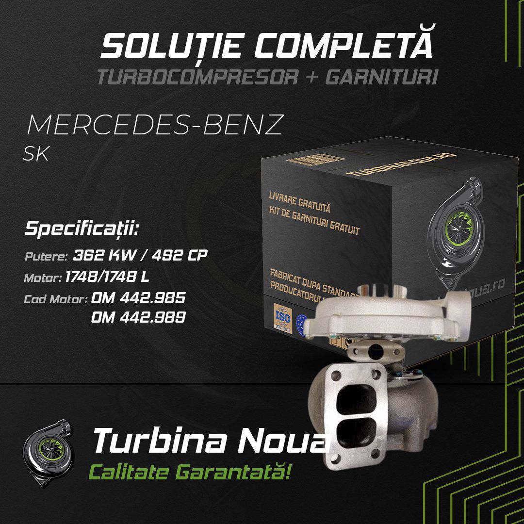 Turbina MERCEDES-BENZ SK 1748;1748 L 362 KW / 492 CP Noua - Image 2