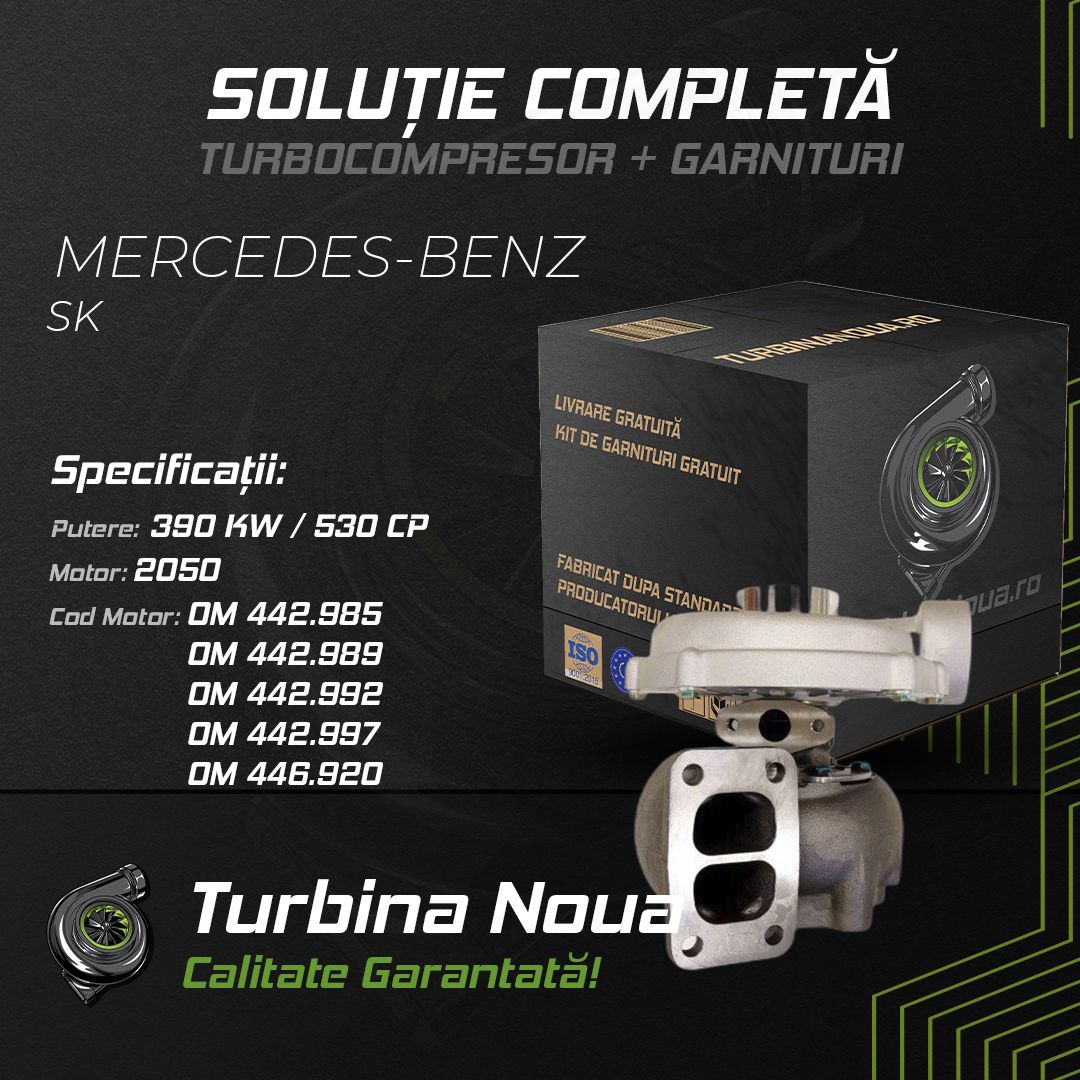 Turbina MERCEDES-BENZ SK 2050 390 KW / 530 CP Noua - Image 2