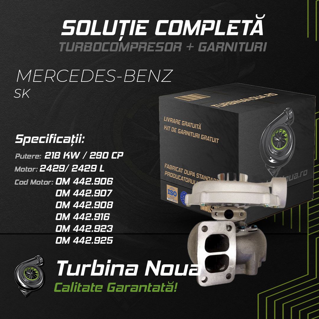 Turbina MERCEDES-BENZ SK 2429; 2429 L 218 KW / 290 CP Noua - Image 2