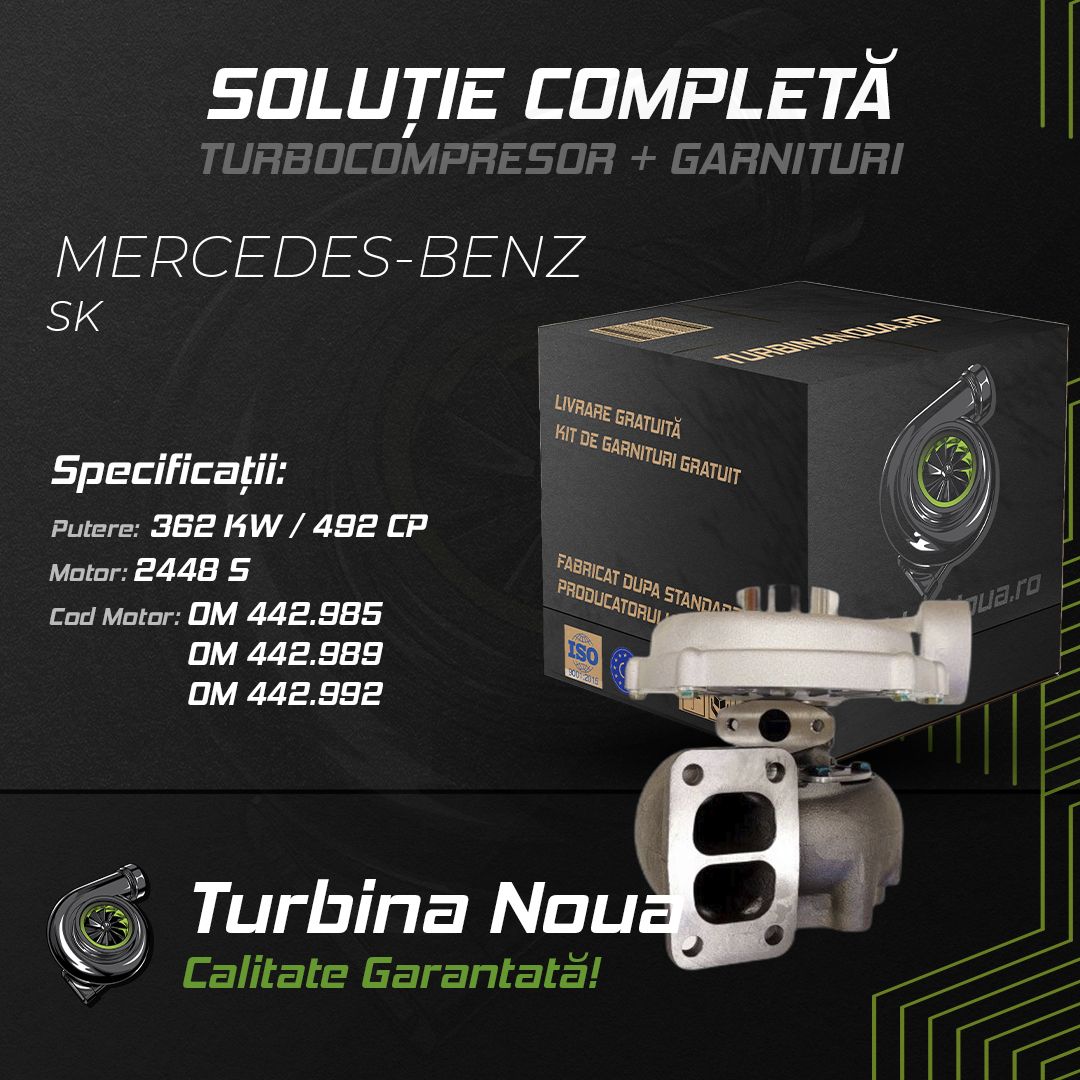 Turbina MERCEDES-BENZ SK 2448 S 362 KW / 492 CP Noua - Image 2