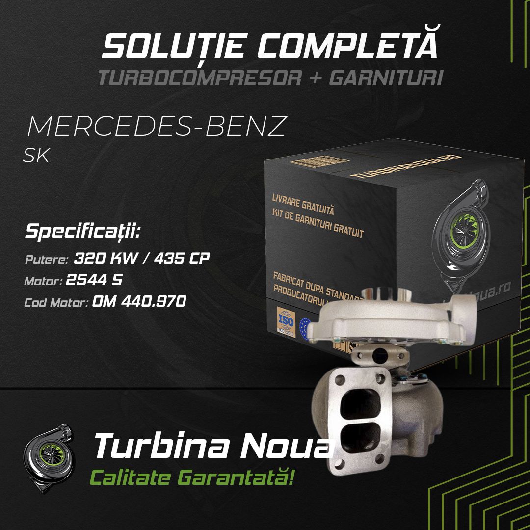 Turbina MERCEDES-BENZ SK 2544 S 320 KW / 435 CP Noua - Image 2