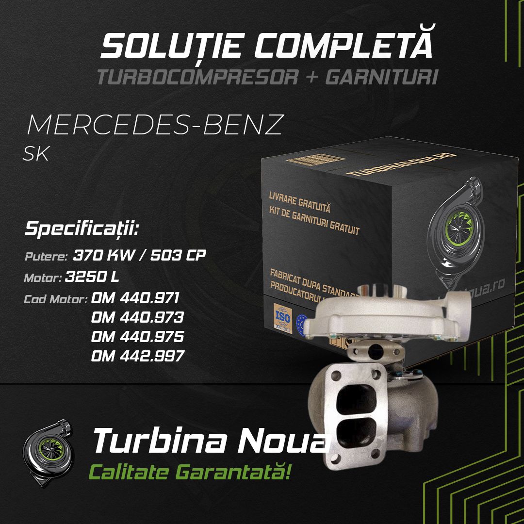 Turbina MERCEDES-BENZ SK 3250 L 370 KW / 503 CP Noua - Image 2