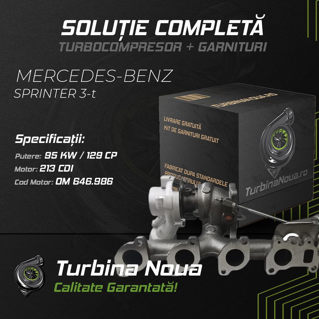 Turbina MERCEDES-BENZ SPRINTER 3-t 213 CDI 95 KW / 129 CP Noua - Image 2