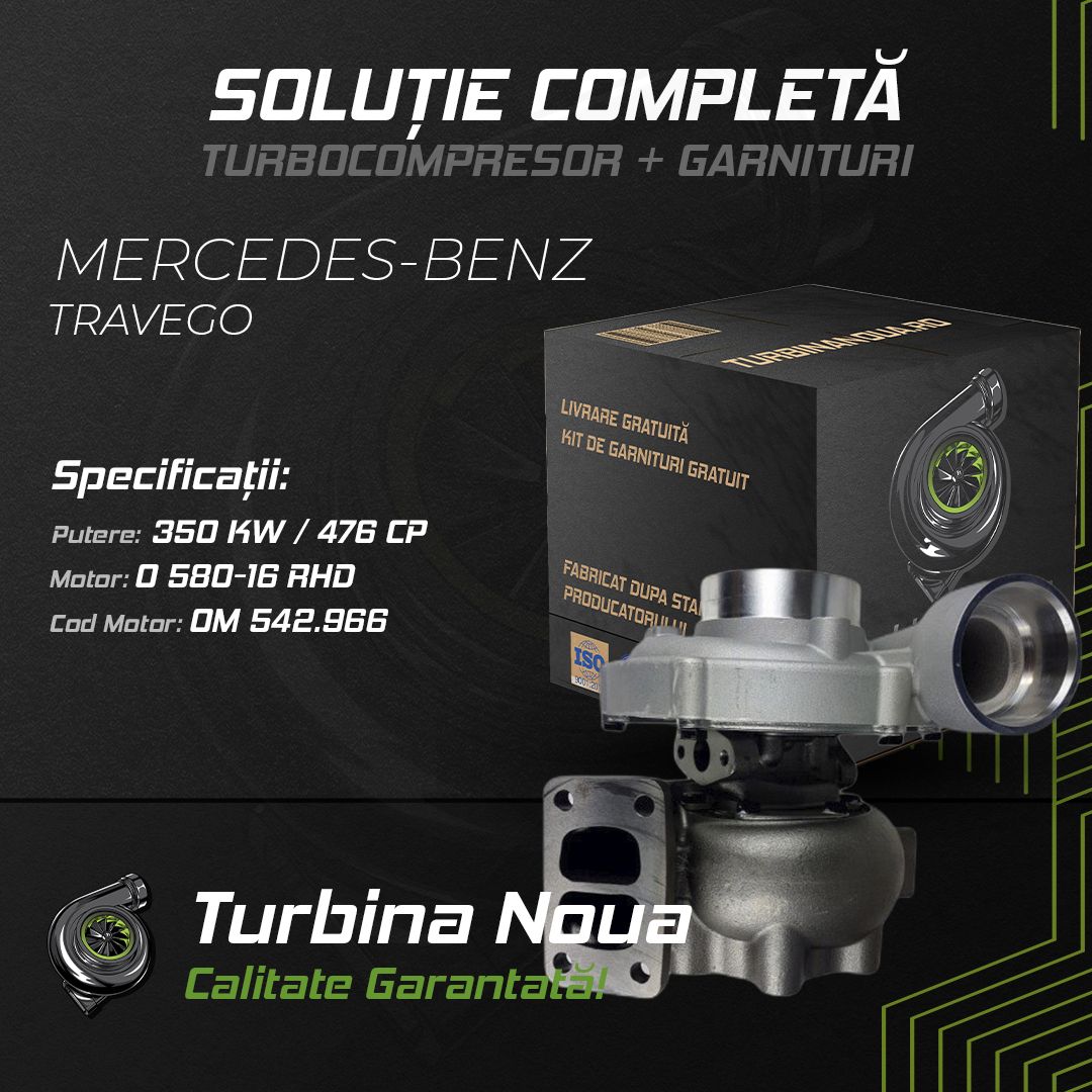 Turbina MERCEDES-BENZ TRAVEGO O 580-16 RHD 350 KW / 476 CP Noua - Image 2