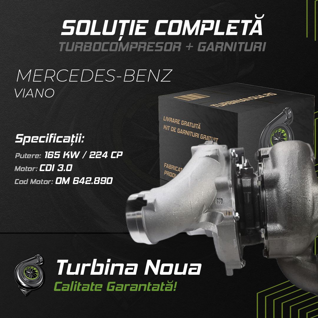 Turbina MERCEDES-BENZ VIANO CDI 3.0 165 KW / 224 CP Noua - Image 2