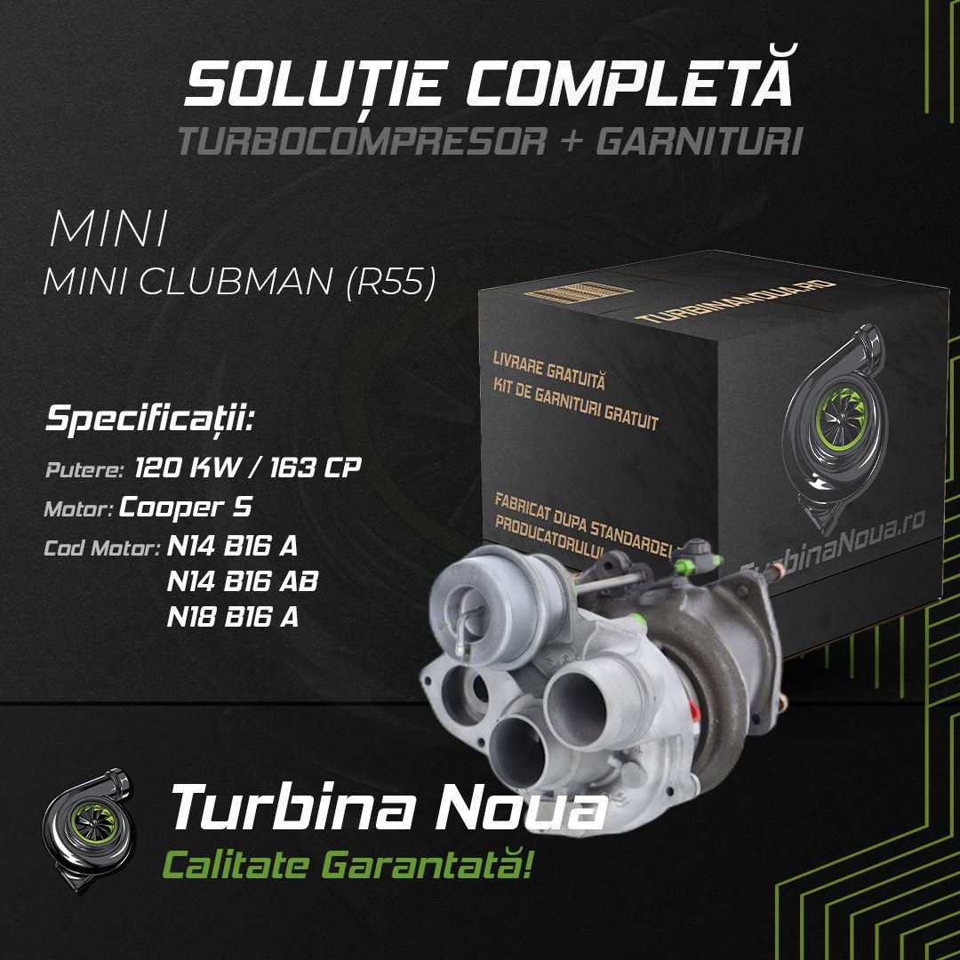 Turbina MINI MINI CLUBMAN Cooper S 120 KW / 163 CP Noua - Image 2