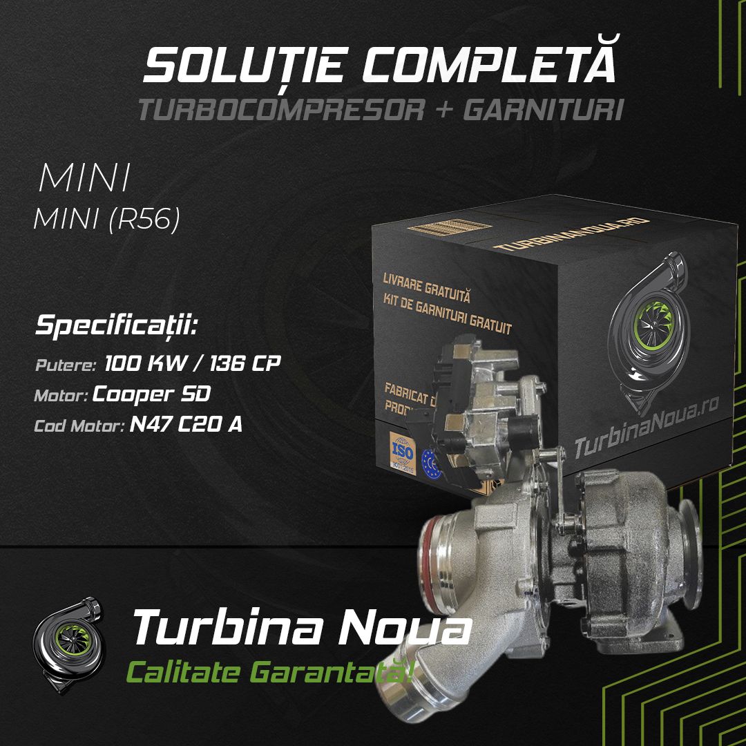 Turbina MINI MINI Cooper SD 100 KW / 136 CP Noua - Image 2