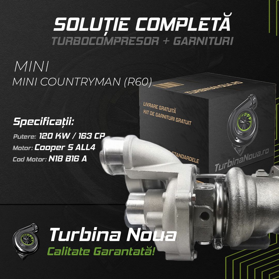 Turbina MINI MINI COUNTRYMAN Cooper S ALL4 120 KW / 163 CP Noua - Image 2