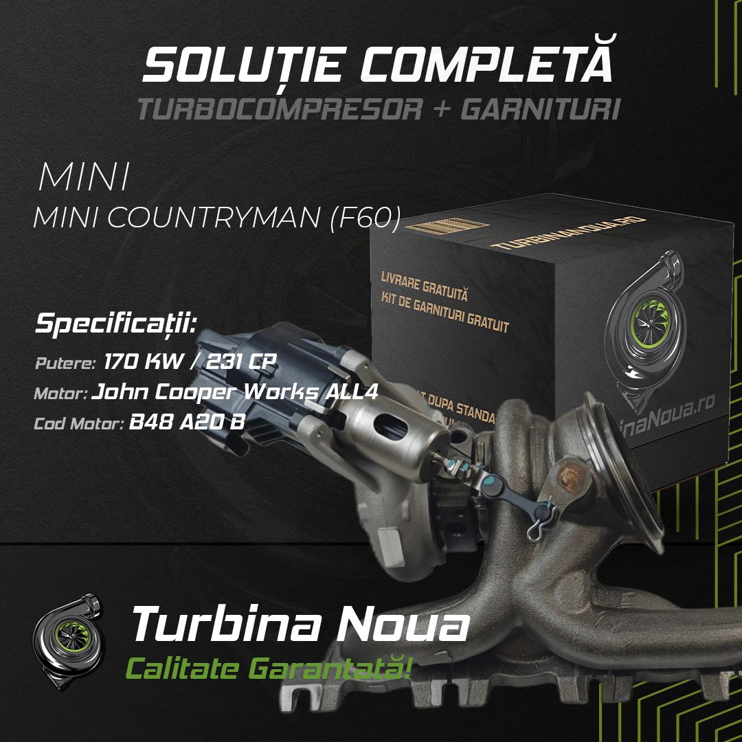Turbina MINI MINI COUNTRYMAN John Cooper Works ALL4 170 KW / 231 CP Noua - Image 2