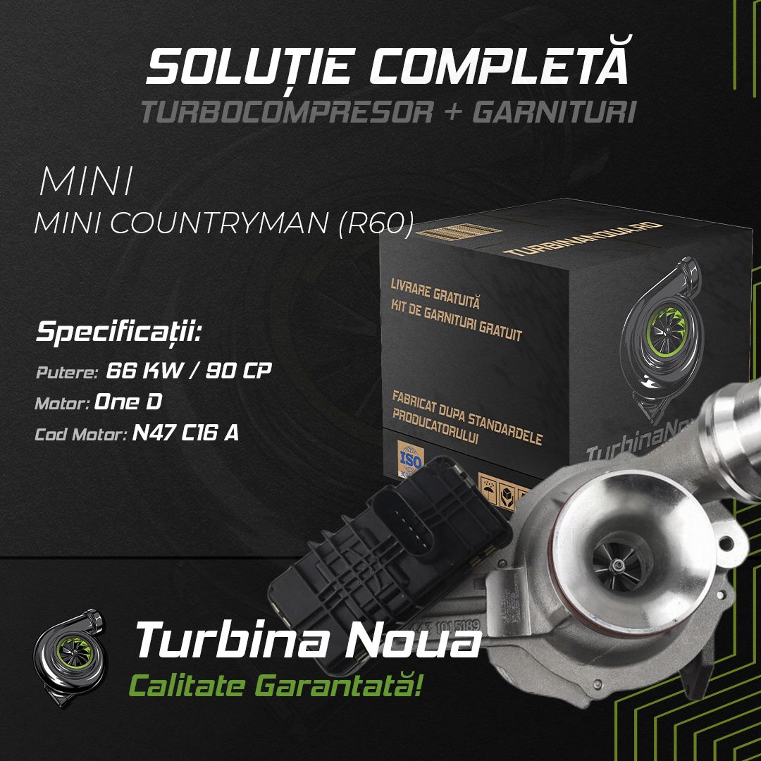 Turbina MINI MINI COUNTRYMAN One D 66 KW / 90 CP Noua - Image 2