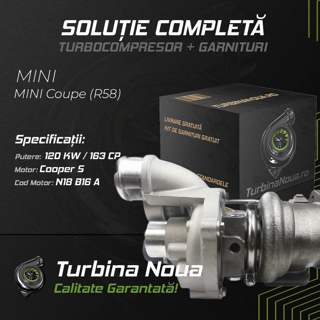 Turbina MINI MINI Coupe Cooper S 120 KW / 163 CP Noua - Image 2
