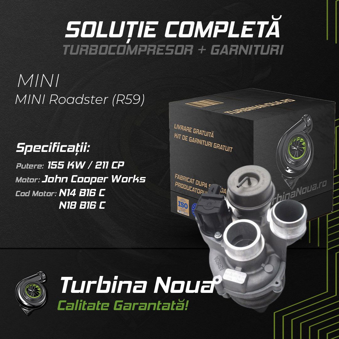 Turbina MINI MINI Roadster John Cooper Works 155 KW / 211 CP Noua - Image 2