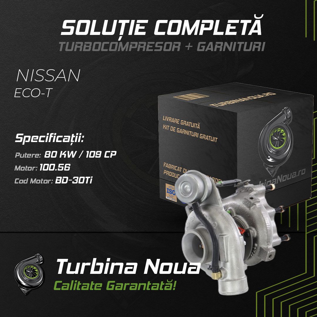 Turbina NISSAN ECO-T 100.56 80 KW / 109 CP Noua - Image 2