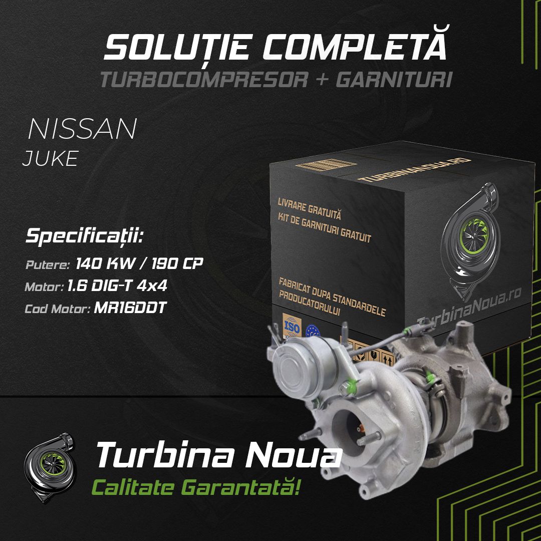 Turbina NISSAN JUKE 1.6 DIG-T 4x4 140 KW / 190 CP Noua - Image 2